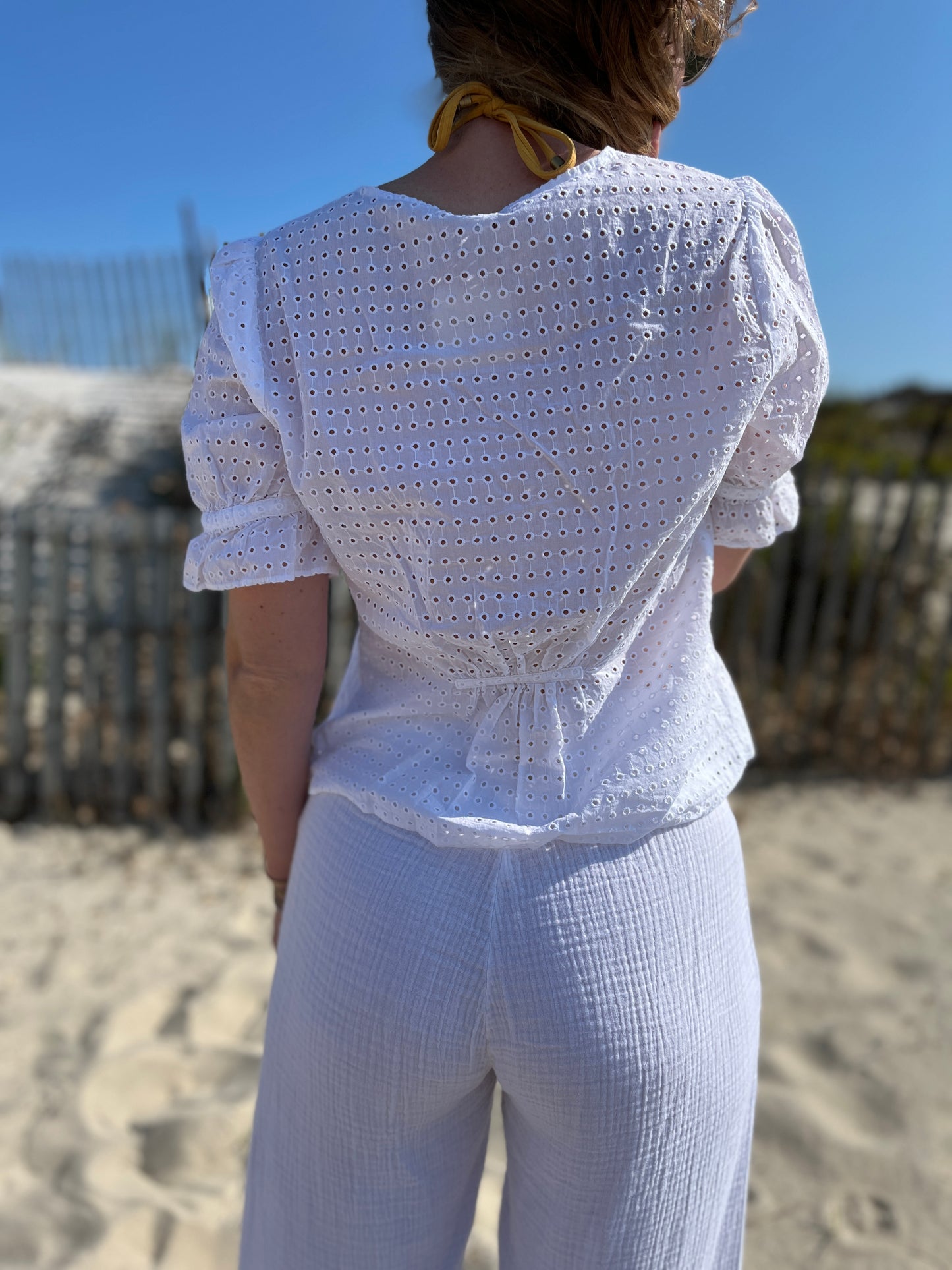 LACEY front button top