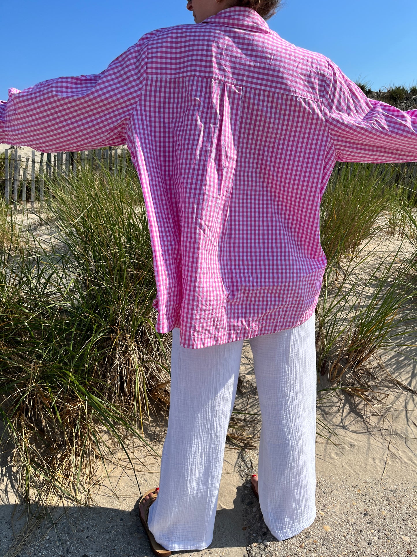 RIA buttondown top