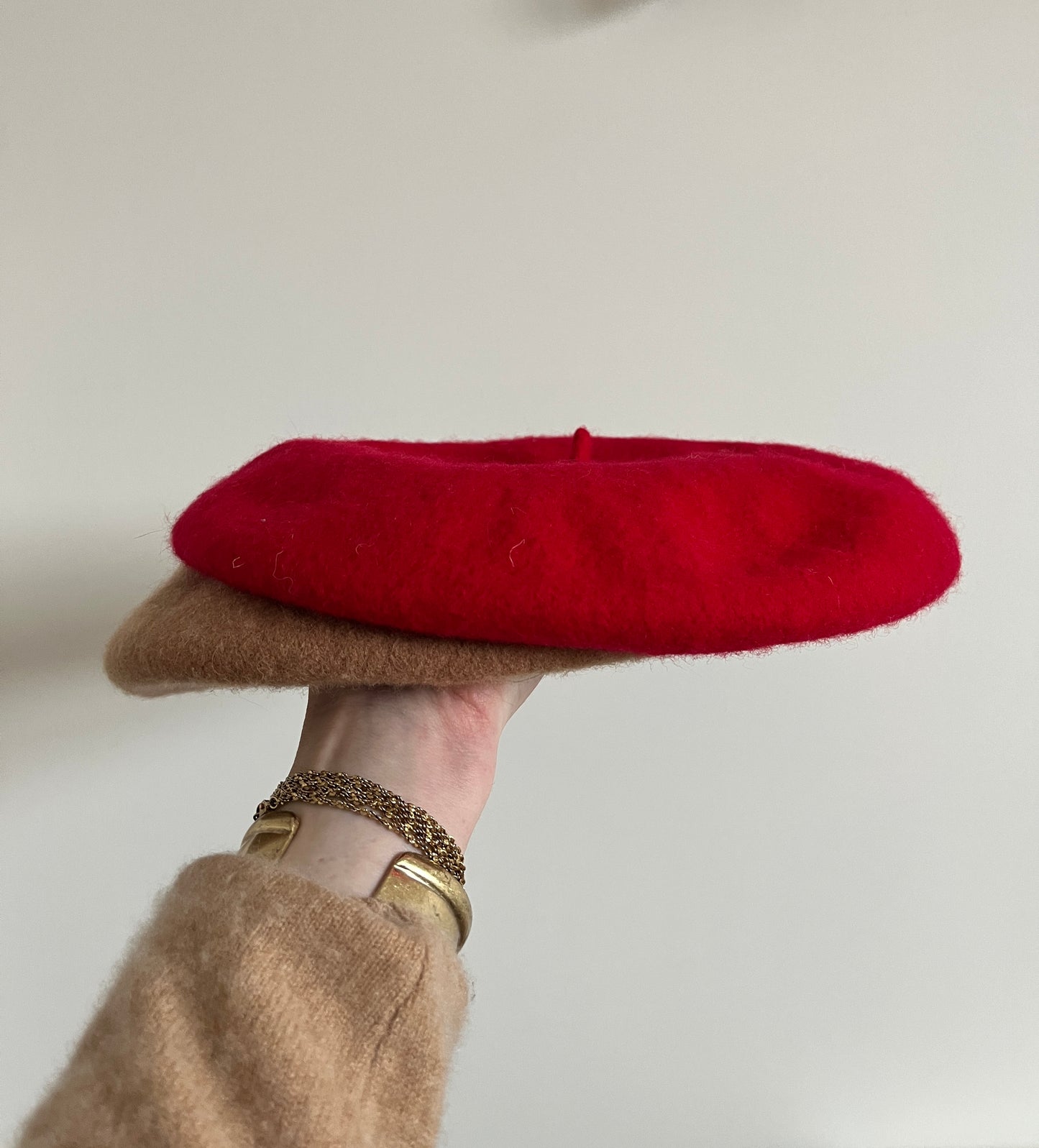 AMÉLIE wool beret (red)