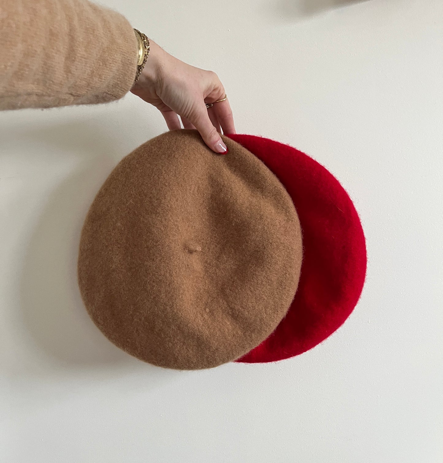 AMÉLIE wool beret (red)